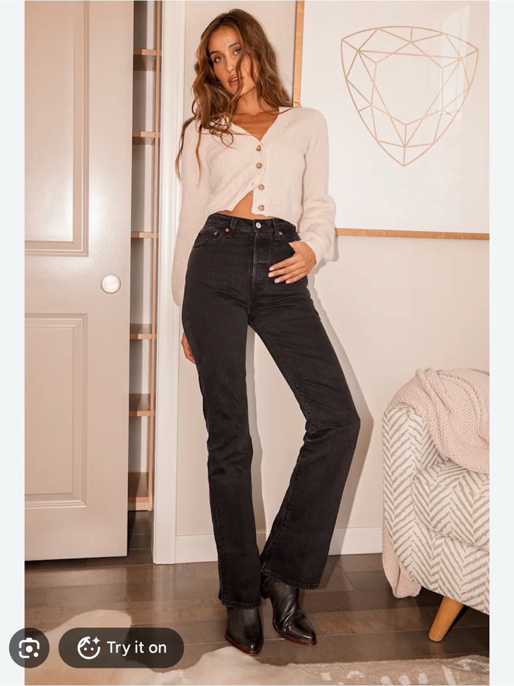 Levi's Women's Black Boot Cut Jeans